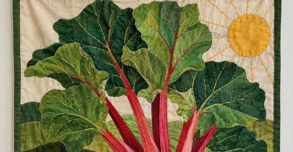 Over 60s Rhubarb Textile Workshop